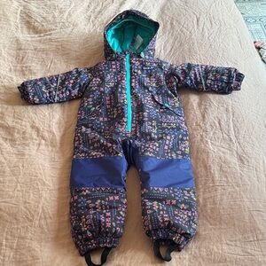 Patagonia Baby Toddler Snow Pile One Piece Snowsuit 12-18 mos Wandering Woods